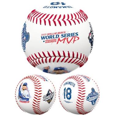 Imagem de Rawlings | Bola comemorativa oficial 2025 World Series MVP | Bola comemorativa Yoshinobu Yamamoto WS MVP