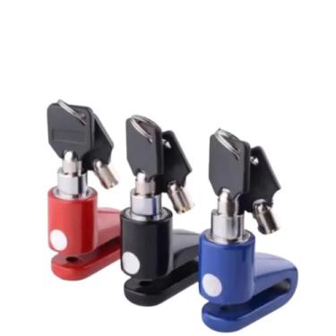 Imagem de Cadeado de Disco Antifurto Universal - Proteja Sua Moto com Força de Aço - Trava de Disco Moto