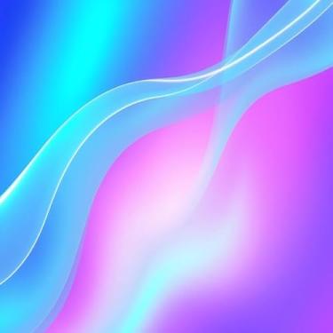 Imagem de Quadro Decorativo Abstrato com Fundo Colorido Arte Moderna para Decoração de Parede 30x30cm