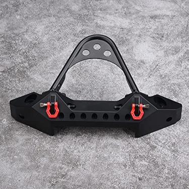 Imagem de RC Front Bumper Com 2 Luzes LED, Aparência Nova, Adequada para 1/10 SCALA RC CRAWLER CAR (Preto)