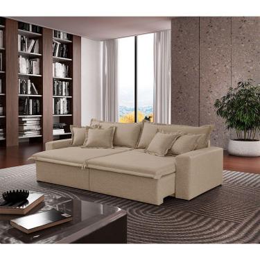 Imagem de Sofá Montreal Linho 02 Módulos De 90cm B25cm Meu Sofá Online A226 Linho Bege