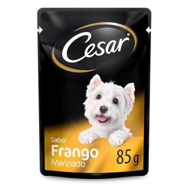 Imagem de Ração Úmida Cesar Frango Marinado Adulto para Cães 85 g