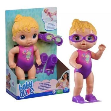 Imagem de Boneca Baby Alive Bebê Piscina Loira 25 Cm - Hasbro F8140