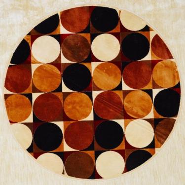 Imagem de Tapete Redondo Marbella Elite Bs Dama-4 150 Cm