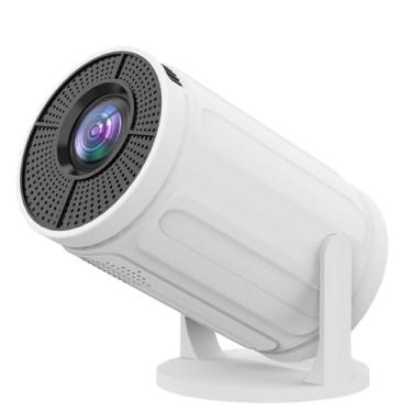Imagem de Mini projetor com WiFi, projetor portátil HDMI 150 ANSI 720P, suporte de ângulo ajustável leve, foco manual, compatível com smartphone/TV Box/laptop, para entretenimento doméstico