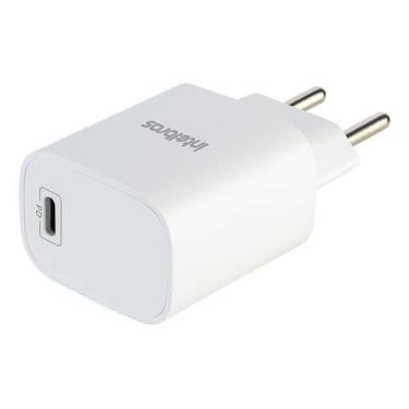 Imagem de CONVERSOR AUTOMATICO AC/DC FONTE USB BRANCO EC 10 POWER 20w - INTELBRA