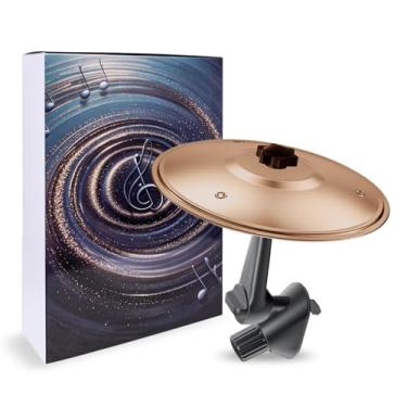 Imagem de Prato de carro, mini prato de batida de tambor para ventilação de carro, torna sua condução mais divertida, adequado para todos os tipos de veículos, ouro rosa