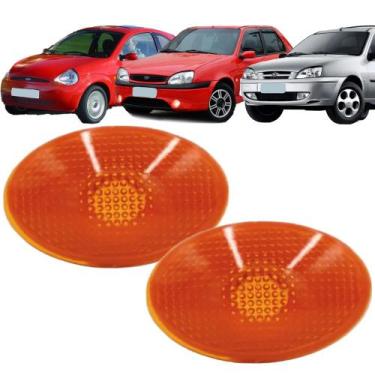 Imagem de PAR Lanterna Lateral Pisca Ford KA Courier Fiesta Ambar - Prime