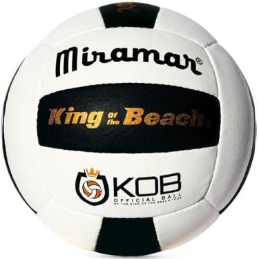Imagem de Bola de vôlei Mikasa Miramar® King of The Beach®, preto/branco