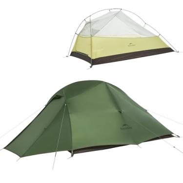 Imagem de Naturehike Barraca de mochila leve para 3 pessoas Cloud-Up com pegada - 3 temporadas com domo livre, acampamento, caminhadas, barracas de mochila à prova d'água