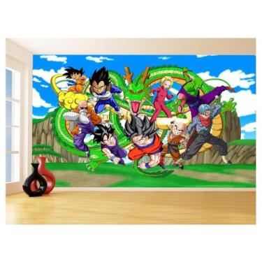 Imagem de Papel De Parede Dragon Ball Goku Vegeta Anime 3,5M Dbz457 - Você Decor
