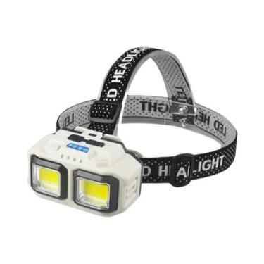 Imagem de Lanterna De Cabeça LED À Prova d'Água Com Indução, 4 Modos, Carregamen