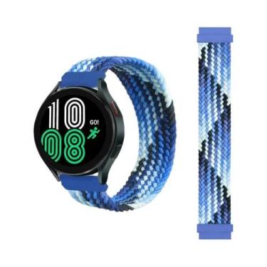 Imagem de Pulseira Trançada Solo Loop De 22mm 20mm Para Samsung Galaxy Watch E A