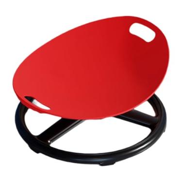 Imagem de Ｂｅｓｇａ Cadeira giratória infantil com brinquedos sensoriais, estável, que aprimora as habilidades motoras, com assento giratório antiderrapante para, Vermelho