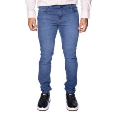 Imagem de Calça Jeans Masculina Pitt Skinny Azul-Masculino