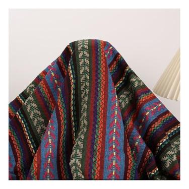 Imagem de Tecido Étnico Indiano De Com Estampa Em Bloco À Mão, Tecido Étnico Indiano, 100% Algodão, Étnico, Para Confecção De Roupas, Costura Artesanal(4#,1.5x3m/4.9x9.8ft)
