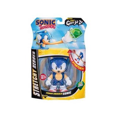 Imagem de Boneco Sonic de 13cm com Esmeralda do Caos - Goo Jit Zu