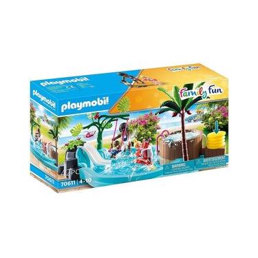 Imagem de Playmobil - Piscina Infantil Com Toboágua - Family Fun - 70611