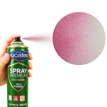 Imagem de 2 Tinta Spray P/Pintar Moveis Metal Plastico Mdf Eucatex (ROSA)
