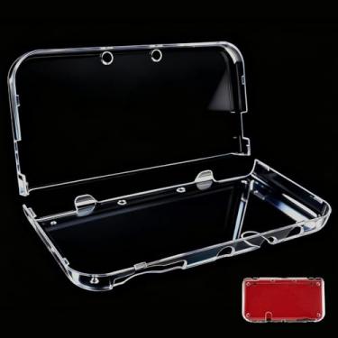 Imagem de New 3DS XL Case,Ultra Clear Crystal Hard Shell Protective Case Cover for New 2015 Nintendo 3DS XL/LL,Skin Accessory,Transparent Shell Cover with Hinge-Less Design