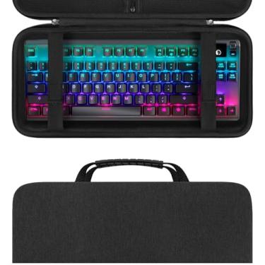 Imagem de Linkidea Estojo rígido de viagem para teclado sem fio TKL Tenkeyless sem fio, teclado de 87 teclas, bolsa de armazenamento protetora