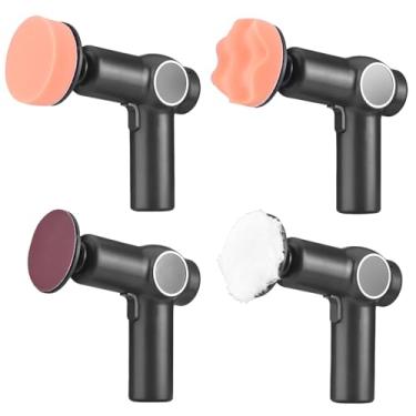 Imagem de Snsowed Mini Máquina de Depilação de Carro, Polidor de Carro Excêntrico Sem Fio Com Tela LCD, Kit de Polidor de Carro 2 Engrenagens de Velocidades Máquina de Polimento Automática Elétrica (Polidor