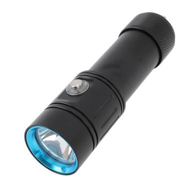 Imagem de Cryfokt Lanterna de Mergulho à Prova D'água 5000LM para Exploração Subaquática Luz de Mergulho de Alto Brilho para Com Snorkel IPX8 Liga de Alumínio