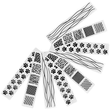 Imagem de Acouto 9 Unidades de Pastas de Gravação de Plástico para Fabricação de Cartões, Scrapbooking e Artesanato Em Papel - Máquinas de Gravação de Modelos - Designs e Projetos de Relevo Elevado Perfeito