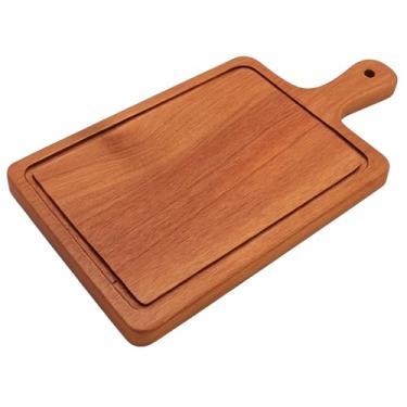 Imagem de Tábua de Carne Rústica Eucalipto Cabo Esculpido(23x43cm)