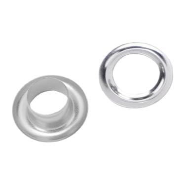 Imagem de KUIDAMOS 300 Conjuntos de Ilhós de Aço Inoxidável Duráveis ​​de 6 Mm Com Arruelas para Projetos de Tecido, Kit de Ilhós de Metal para Bolsas de Sapatos de Roupas, Kit de de Aço Inoxidável 201 para Artesanato DIY (Prata)