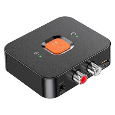 Imagem de Receptor Bluetooth 6.0 de 3,5 mm AUX Receptor de áudio sem fio para estéreo doméstico