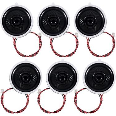 Imagem de 6 peças de alto-falante redondo de 36 mm 2,5 W 8 Ohm para substituição de microalto-falante para eletrônicos e projetos de bricolage