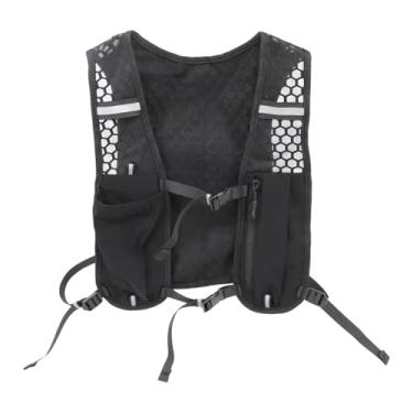 Imagem de Pegciuho Mochila de Hidratação para Corrida, Colete, Mochila de água com Faixa Refletora para Mochilão, Corrida Leve, Esportes Ao Ar Livre, Corrida em Trilha E, Preto