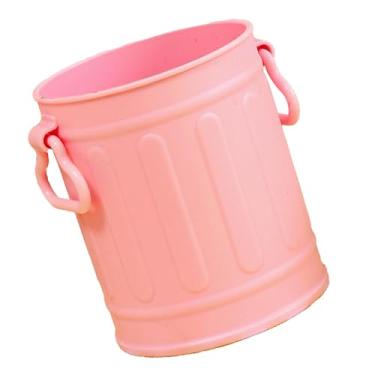 Imagem de GLOGLOW Suporte de Caneta de Plástico Caddy Com Grande Capacidade, Design Bonito, para Organização de Mesa e Escritório, Material de Armazenamento para Uso Escolar Em Casa (Rosa)