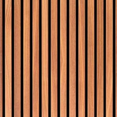Imagem de Papel de Parede para Sala Quarto Cozinha Ripado Madeira 3D Auto Colante(1 Rolo [5 Metros],3D Orange)