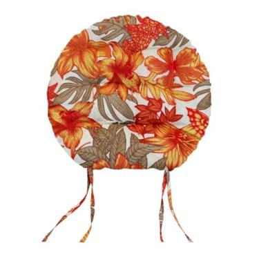 Imagem de Almofada Futon Redonda Estampada 40x40 cm para Cadeira Assento Decorativo Confortável para Sala Cozinha e Escritório (COLOR 6)