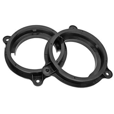 Imagem de Irfora Anel de Suporte de Adaptador de Alto-falante Preto de 2 Unidades de 6,5 Polegadas para Murano Sentra 2000-2019, Titan 2004-2019, K2 2011+, Anéis Espaçadores de Adaptador de
