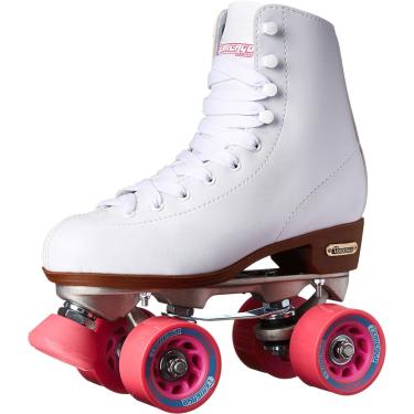 Imagem de Chicago Skates CRS40005 Patins femininos clássicos – Patins brancos premium – Tamanho 34