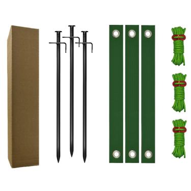 Imagem de Estacas de Suporte para Plantas - Nadruk Z Wzorem Serca - Kit de Correção de Inclinação de Plantas,Para Jardim Relvado Estufa Pátio Vedação Treliça e Paisagismo