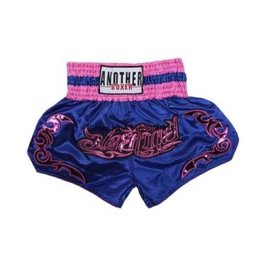 Imagem de Shorts De Muay Thai Em Poliéster Satin Para Homens, Mulheres E Criança