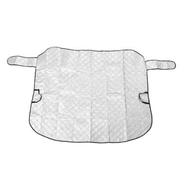 Imagem de Luocute Capa de Neve para Pára-, Protetor Universal de Gelo e Neve à Prova de Calor para Todas As Estações Com 6 ímãs Embutidos para a Maioria Dos Sedãs e SUVs Padrão 144x117cm