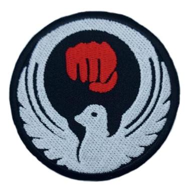 Imagem de Emblema de Karatê Wado Ryu (7,6 cm) Ferro/Costurado Emblema Quimono Gi Crest Emblema de Autodefesa Emblema Japonês de Artes Marciais para Presente