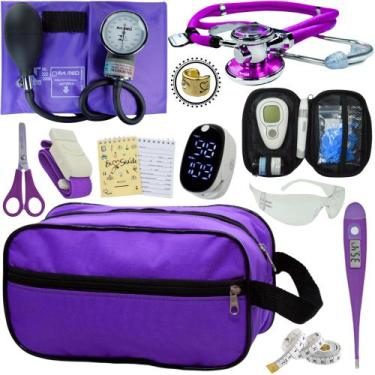 Imagem de Kit Enfermagem Aparelho Pressão Esteto Frete Grátis Promocao - Love Sa