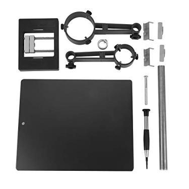 Imagem de Suporte de braçadeira para pistola de ar quente, plataforma de reparo para estação de reballing de retrabalho BGA, metal resistente, altura ajustável 25 x 20 x 23 cm, 1 peça