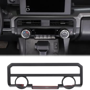 Imagem de Acabamento da tampa da tomada de ar condicionado do console central do carro compatível com Toyota Tacamo 2024+ e 4Runner 2025+, painel de interruptor de ventilação A/C, acessórios de proteção de