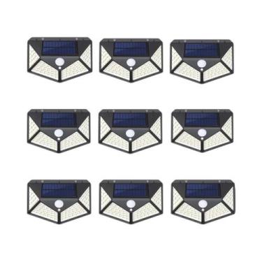 Imagem de Luzes Solares Externas 100 LED Com Sensor De Movimento, Lâmpada De Par