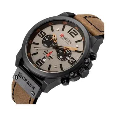 Imagem de Relógio Esportivo De Luxo Masculino CURREN 8314 À Prova D'Água Com Pul