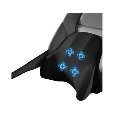 Imagem de Almofada De Apoio Lombar Aquecida Para Carro Com Massagem Vibratória E