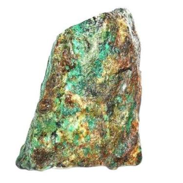 Imagem de Malaquita Pedra Verde Azulado Bruto P 25 a 50mm Tipo A - CristaisdeCur