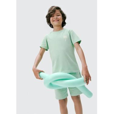 Imagem de Conjunto Infantil Menino Camiseta/Bermuda Verde Hering-Masculino